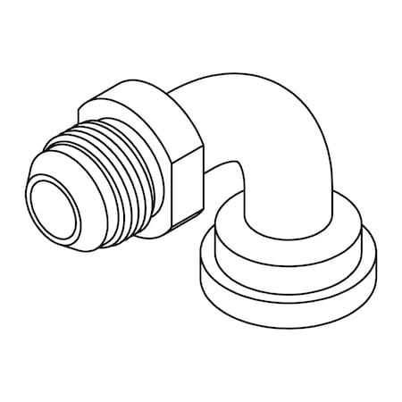 Tompkins Hydraulic Fitting-Flange12MJ-08FL C62 90 NO BRAZE 6892-12-08